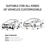 All-Weather PVC Car Cover – Full Vehicle Shield for Sun, Rain, and Seasonal Defense