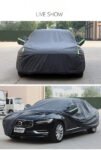All-Weather PVC Car Cover – Full Vehicle Shield for Sun, Rain, and Seasonal Defense