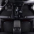 CUSTOMIZED DOUBLE-LAYER BLACK BASE WITH BLACK LOOP PILE CAR MATS
