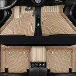 Beige Galaxy Double-Layer Car Mat