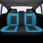 Black & Blue Car Seat Covers
