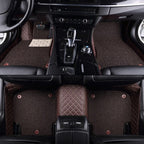 CUSTOMIZED DOUBLE-LAYER COFFEE BASE WITH COFFEE LOOP PILE CAR MATS