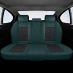 Green & Black Car Seat Covers