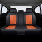 Orange & Black Car Seat Covers
