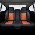 Orange & Black Car Seat Covers