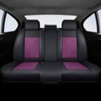 Purple & Black Car Seat Covers