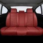 Wine Red Car Seat Covers