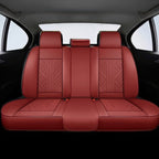 Wine Red Car Seat Covers