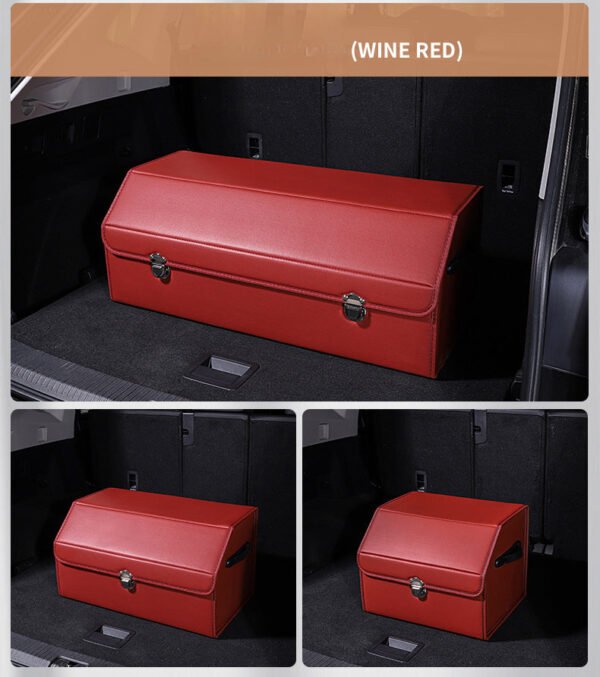 Car Trunk Storage Box Foldable Insert Organizer with Large Capacity