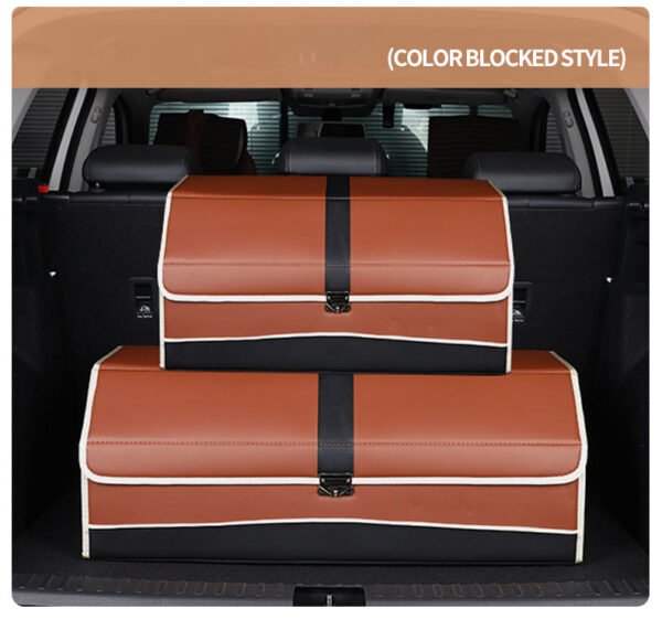 Car Trunk Storage Box Foldable Insert Organizer with Large Capacity