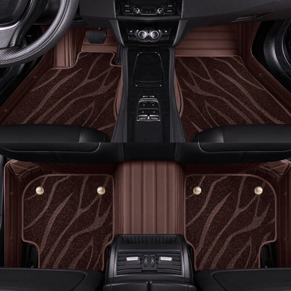 COFFEE GALAXY DOUBLE LAYER CUSTOMIZED CAR MAT