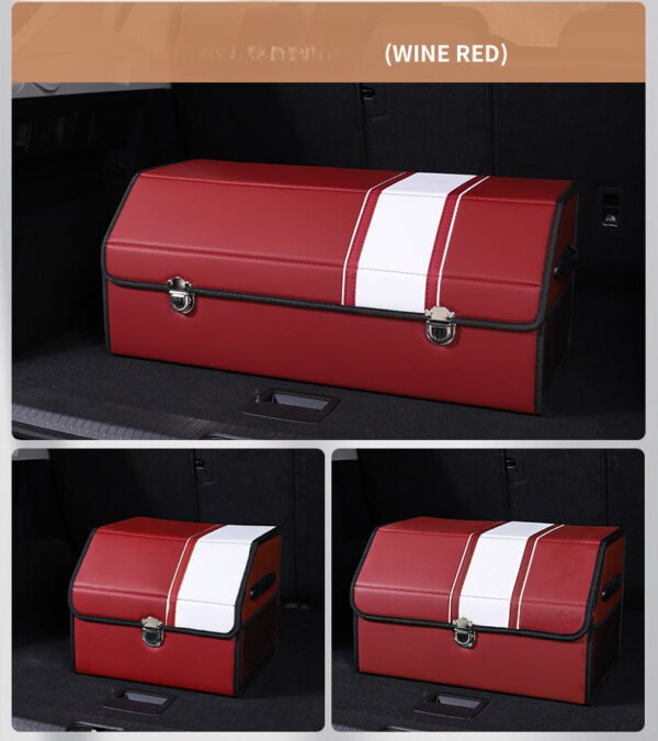 Car Trunk Storage Box Foldable Insert Organizer with Large Capacity
