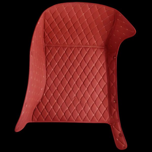 CHERRY RED DIAMOND STITCHING LUXURY CAR MATS
