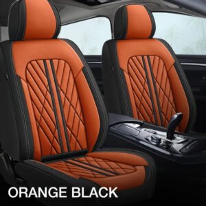 Orange & Black Car Seat Covers