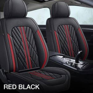 Red & Black Car Seat Covers