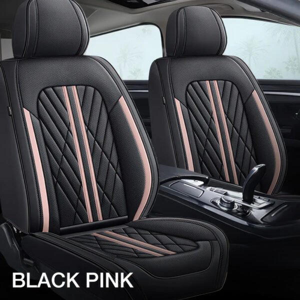 Black & Pink Car Seat Covers