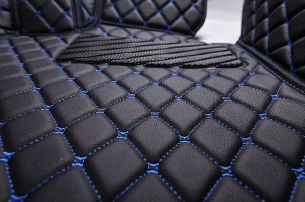 Black & Blue Car Mats