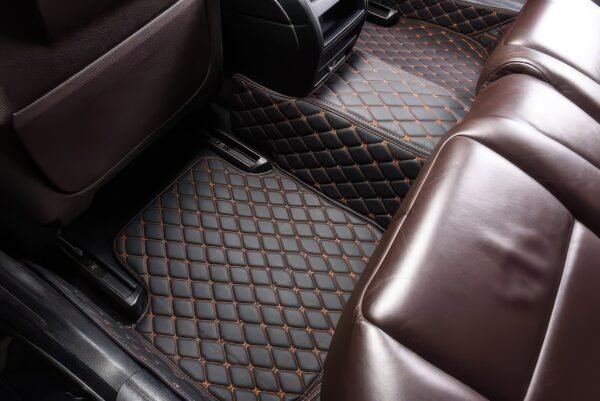 Black & Orange Car Mats